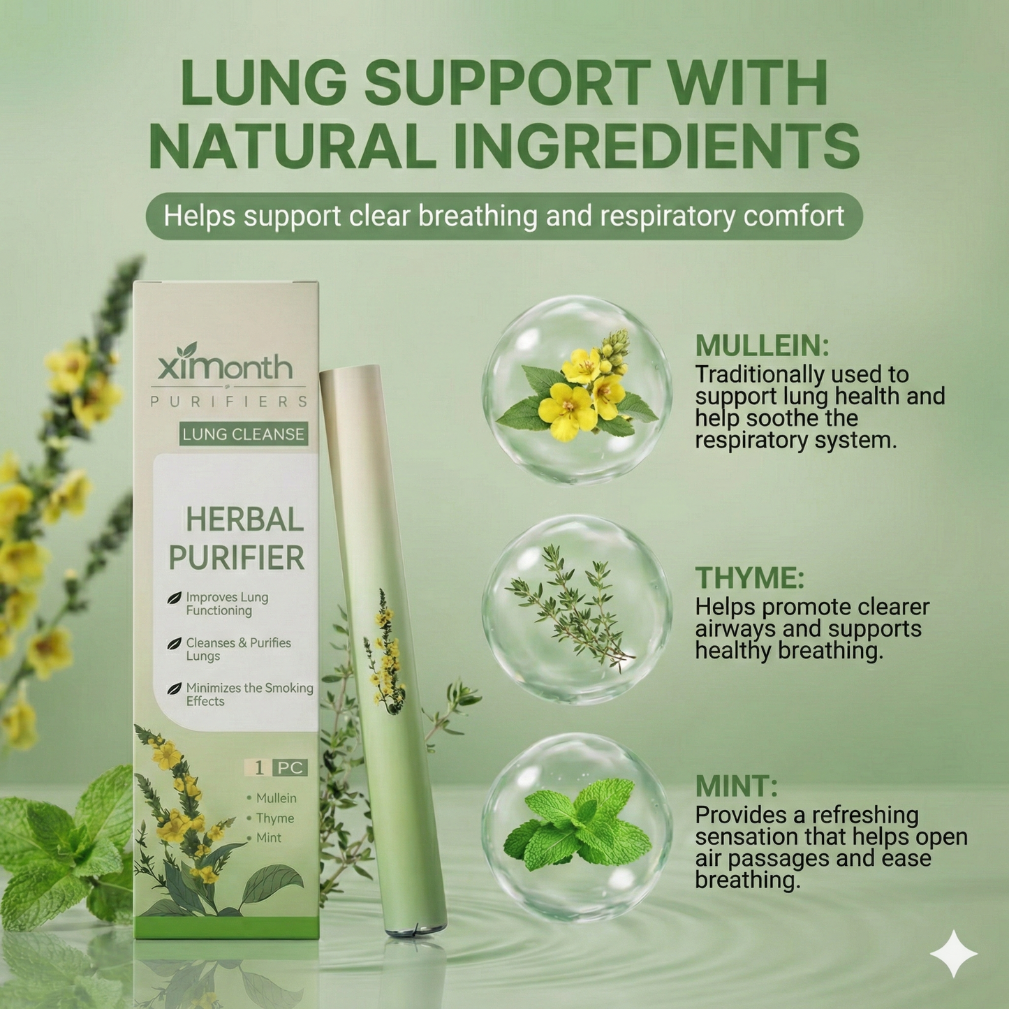 XiMonth Purifying Herbal Care Stick - 600 Puffs