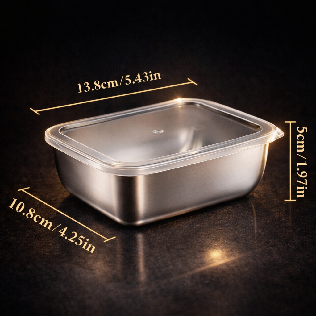 Steeluxe™ Stainless Steel Storage Set (5-Piece)