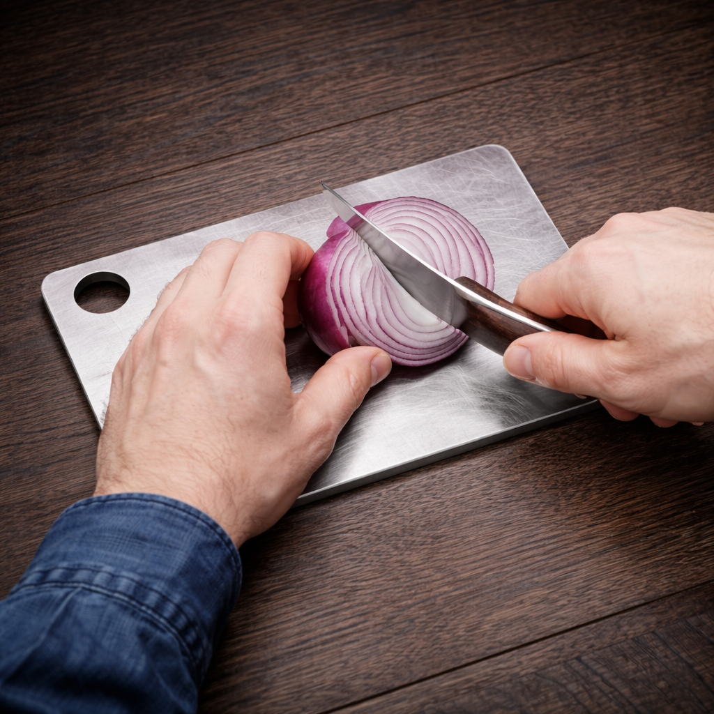 Steeluxe™ Stainless Steel Cutting Board